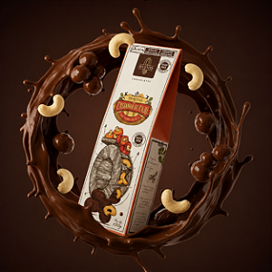 Drágeas de Castanha de Caju com Chocolate ao Leite 120g