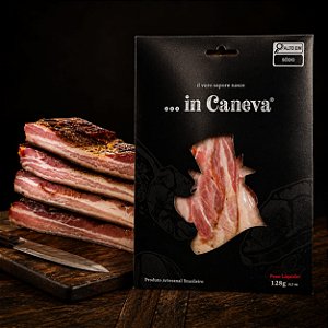 Pancetta Affumicata - Bacon Artesanal Fatiado 128g
