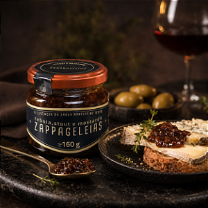 Geleia de Cebola, Stout e Mostarda Zappageleias – 160g