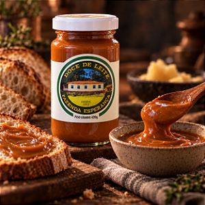 Doce de Leite Artesanal Fazenda Esperança – 420g | 6% de Açúcar