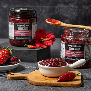 Geleia De Pimenta Com Frutas Vermelhas 280G