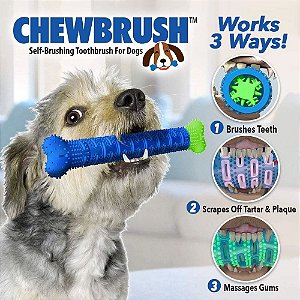 Mordedor Osso Removedor de Tártaros Para Cães – Chewbrush