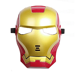 Máscara Herói Ferro Plástico Resistente