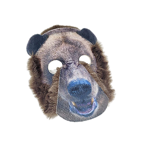Máscara Urso Aveludada