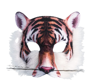 Máscara Tigre Aveludada