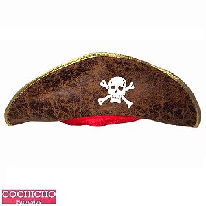 Chapéu Coquinho Pirata com Bandana - Extra Festas