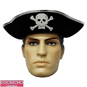 Chapéu Coquinho Bandana de Pirata - Extra Festas