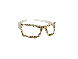 Óculos de Stras Branco
