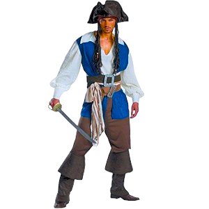 Pirata do Caribe Azul - SOMENTE ALUGUEL