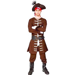 Pirata Jack Sparrow Sobretudo - SOMENTE ALUGUEL