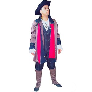 Pirata Jack Sparrow Luxo - SOMENTE ALUGUEL