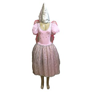 Fada Rosa Glitter - SOMENTE ALUGUEL