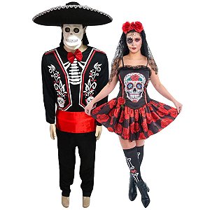 Casal Caveira Mexicana - SOMENTE ALUGUEL