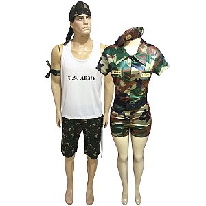 Casal Exército Verão - SOMENTE ALUGUEL
