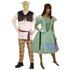 Casal Shrek e Fiona - SOMENTE ALUGUEL