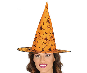 Chapéu Bruxa Halloween TNT