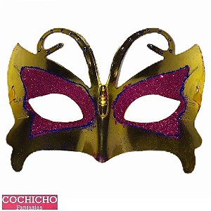 Máscara Borboleta Glitter 38