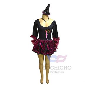 Bruxa Vestido Colan Fitas - SOMENTE ALUGUEL