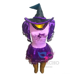 Bruxa Vestido Colan Tule - SOMENTE ALUGUEL