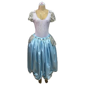 Cinderela Glitter Colan Longo - SOMENTE ALUGUEL