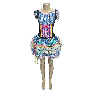 Conjunto Junino Luxo Letícia - SOMENTE ALUGUEL