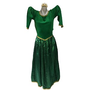 Fantasia Fiona Veludo Adulto - SOMENTE ALUGUEL