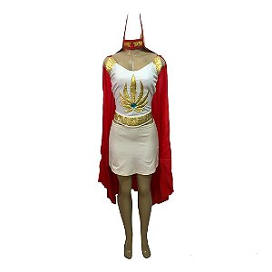 Fantasia She-Ra Saia Adulto - SOMENTE ALUGUEL