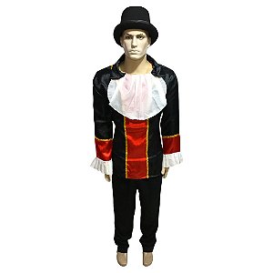 Fantasia Vampiro de Gala Adulto - SOMENTE ALUGUEL