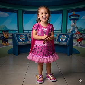 Fantasia Infantil Skye Estampada (1)