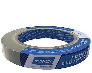 Fita crepe adesiva de 18 mm x 50 metros - Norton