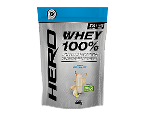 Whey Protein Concentrado - 900g - Hero Nutrition - (Venda Exclusiva Lojas Fisica)