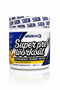 6 Potes - Super Pre Workout 300g - Frutas Amarelas - SuperBurn24