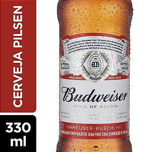Cerveja Budweiser Pilsen Long Neck 330ml