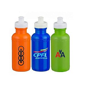 200 Squeezes 500 ML Personalizados com sua logo 1 cor de gravação. Cod 07092-COL