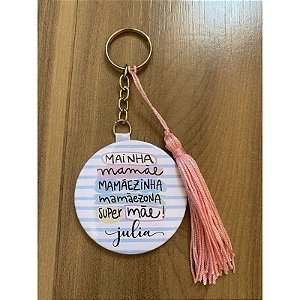 10 Espelhos Chaveiro de Bolsa 5,5 com tassel