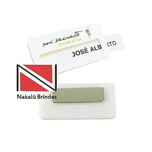Crachá Personalizável em Acrílico