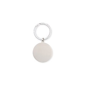 KIT 100 PEÇAS CHAVEIRO DE METAL REDONDO PERSONALIZADO 18823