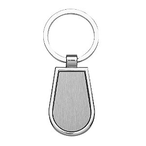 KIT 100 PEÇAS - CHAVEIRO DE METAL GOTA PERSONALIZADO  1595