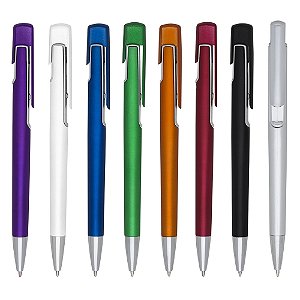 Kit 1.000 peças Caneta Plástica Personalizada 12411