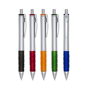 Kit 100 peças Caneta Plástica Personalizada cód.: 713