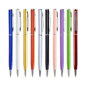 Kit 100 peças Caneta Metal Personalizada cód.: A1801