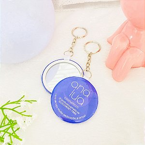 Chaveiro Espelho Personalizado - 5,5 cm - 1.000 Peças