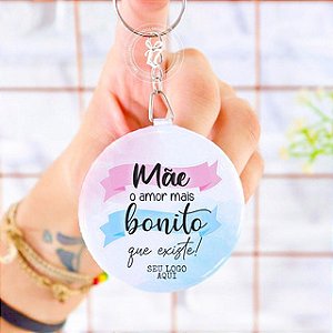 Chaveiro Espelho Personalizado - 500 Peças