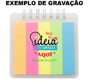 Kit 50 Bloco Anotações c/ Autoadesivos Personalizado 18557