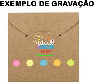 Kit 100 Mini Bloco Ecológico Personalizado 12398