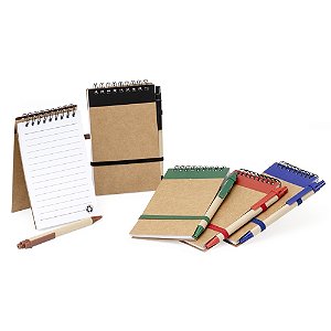 Kit 50 Bloco de Anotações c/ Caneta Personalizada 05064