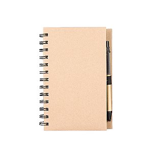 Caderno Ecológico com Autoadesivos e Caneta Personalizado 18932