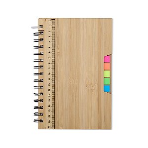Kit 50 Caderno A5 Bambu Personalizado  18898