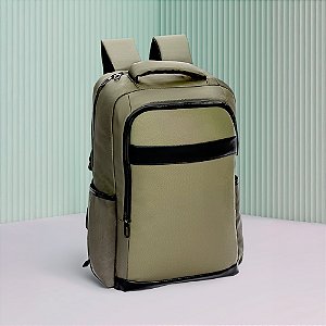 Mochila Couro Sintético USB 21 Litros (08172A)