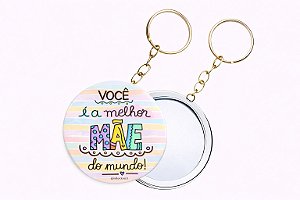 Espelho Chaveiro Especial Dia das Mães
